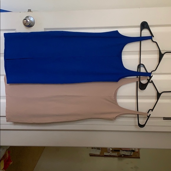 BLUE BODY CON DRESS - Picture 2 of 2